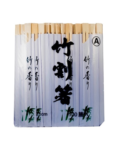 PALILLOS BAMBU CON/FUNDA BLANCO 21CM