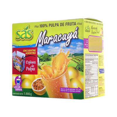 PULPA DE MARACUYA 100GR x 10 UNID.