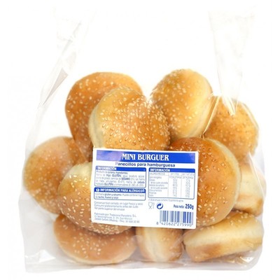 Pan Mini Hamburguesa 20gr