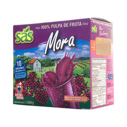 PULPA DE MORA 100GR x 10 UNID.